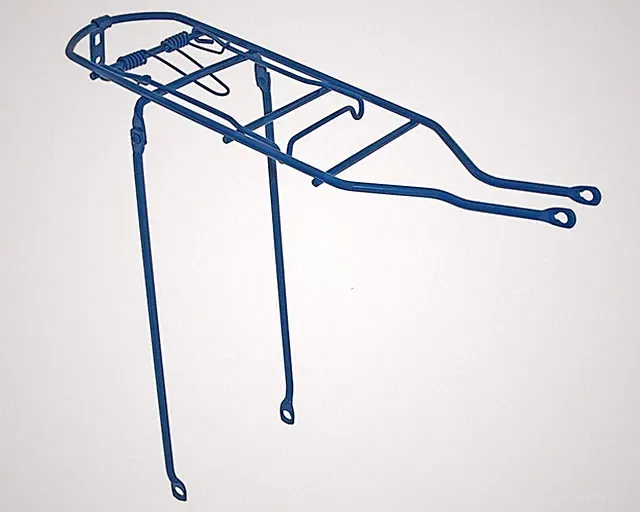 26" Steel Blue Durable Rear Bicycle Rack Carrier for Beach Cruiser & Fixie Bike.