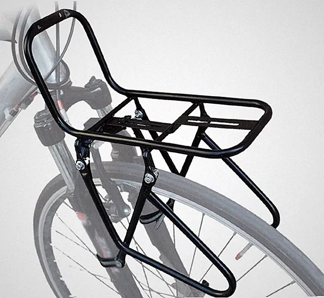 Bicycle Front Carrier Rack, 15KG Capacity Mountain Bike Pannier Rack for Cargo L