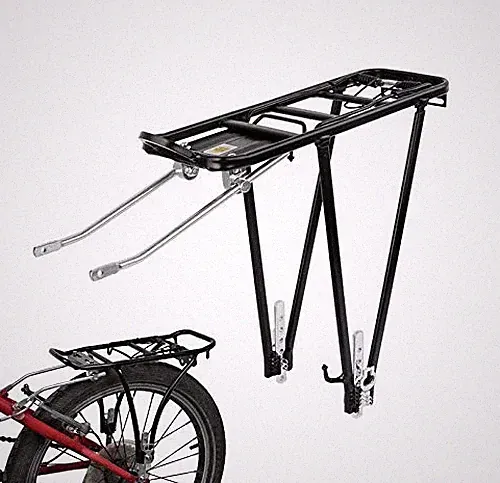 Bike Cargo Rack Cargo Universal Adjustable Bicycle Rear Luggage Touring Carri...