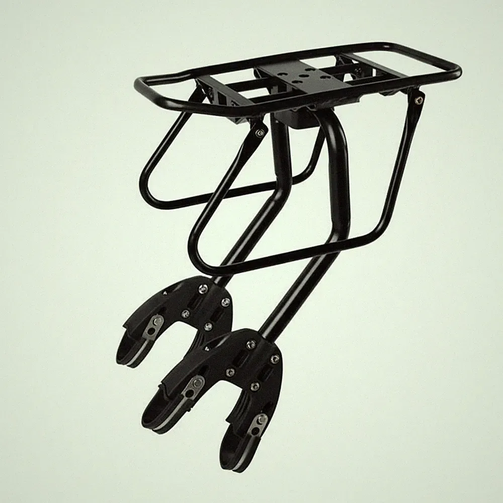 Cycle Rear Rack Aluminum Alloy Mountain Bike Cargo Rack Heavy Duty for Travel