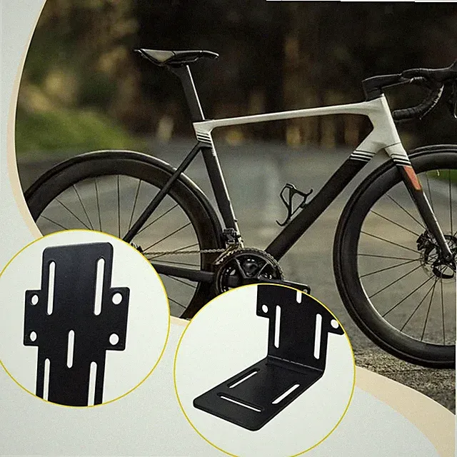 Front Bike Rack Bike Cargo Cage Cycling Equipment with Straps Black Cargo Rack