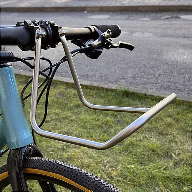 Heavy Duty Bike Front Cargo Rack Easy Install Bag Carrier Platform for City