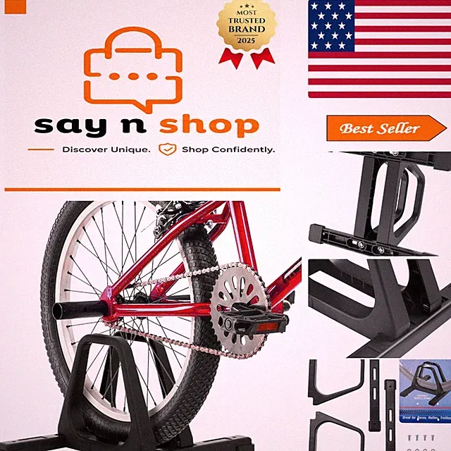 Lightweight Polypropylene Bike Rack for Garage - Fits 20-Inch BMX & Trick Bikes
