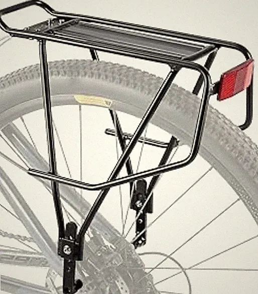 Rear Bike Rack - Bike Cargo Rack for Disc Brake/Non-Disc Brake Mount