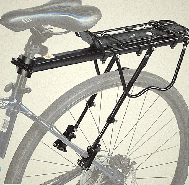 Seatpost Bike Cargo Rack - 20 Lbs Capacity for Trunk Bags & Luggage