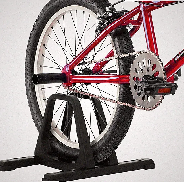 Universal Bike Rack for Indoor Use - Holds BMX and Kid's Bikes up to 3.5' Wide