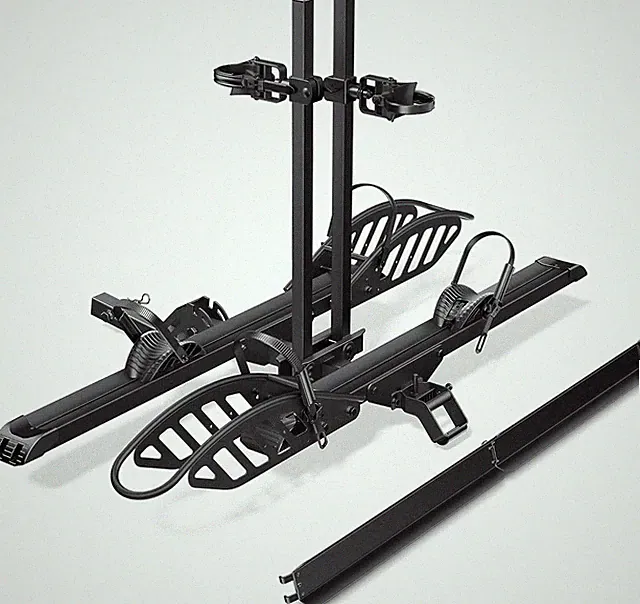 Young Electric E-Bike Rack with Ramp, Hitch 2 Bike Rack, 200 Lbs Capacity Electr
